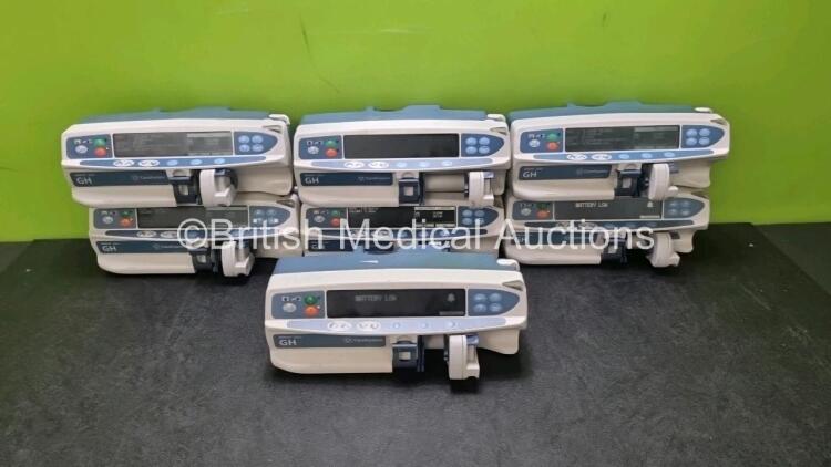 7 x Carefusion Alaris Plus GH Syringe Pumps (6 x Power Up)