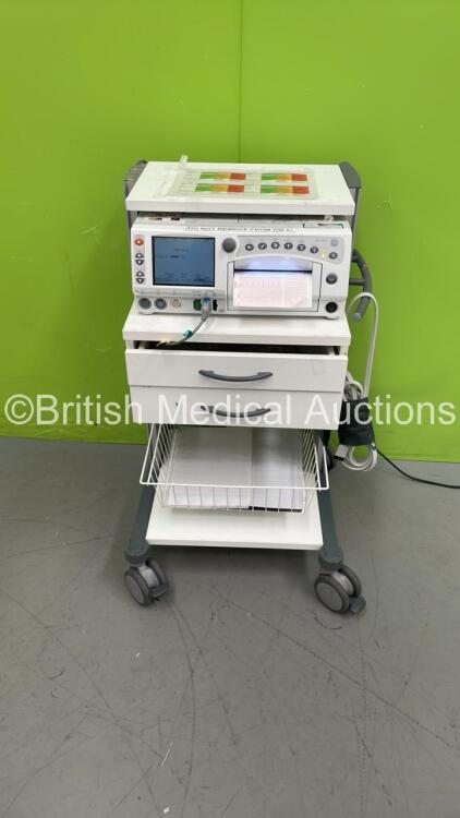 GE 250CX Series Fetal Monitor on Stand (Powers Up)