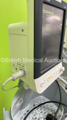 4 x Mindray VS-900 Vital Signs Monitors on Stands (All Power Up - 1 x Missing Side Panel - See Pictures) - 7