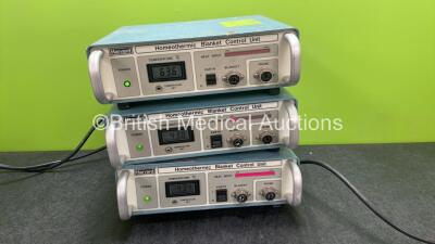 3 x Harvard Homeothermic Blanket Control Units (All Power Up)