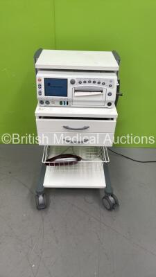 GE 250CX Series Fetal Monitor on Stand (Powers Up)