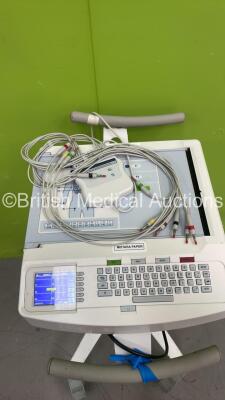 Mortara ELI 250c ECG Machine on Stand with 10 Lead ECG Leads (Powers Up) *S/N NA* - 2