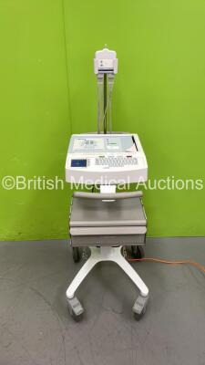 Mortara ELI 250c ECG Machine on Stand with 10 Lead ECG Leads (Powers Up) *S/N 114070193966*