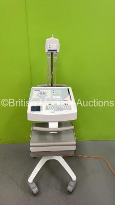 Mortara ELI 250c ECG Machine on Stand with 10 Lead ECG Leads (Powers Up) *S/N 114070193966* - 2