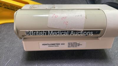 Mixed Lot Including 1 x Horwell Neurothesiometer, 1 x Omron 705CP Meter, 1 x Clement Clarke Ventilometer, 1 x Raven Measuring Unit, 2 x Riester BP Meters and 1 x Vitalograph Syringe Driver - 5