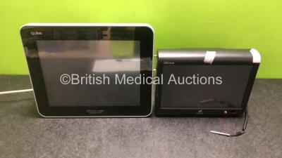 Job Lot Including 1 x Spacelabs Healthcare Qube Ref 91390 Touch Screen Monitor (Untested Due to No Power Supply, Missing Casing - See Photos) and 1 x Spacelabs Healthcare Elance 93300 Monitor (Draws Power, Missing Power Button - See Photos) *SN 3300-3003