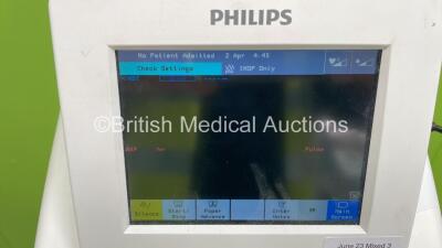 2 x Philips Avalon FM30 Fetal Monitors on Stands (Both Power Up - 1 x Missing Printer Cover - See Pictures) - 4
