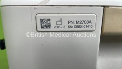 2 x Philips Avalon FM30 Fetal Monitors on Stands (Both Power Up - 1 x Missing Printer Cover - See Pictures) - 6