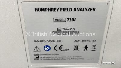 Zeiss Humphrey 720i Field Analyzer on Motorized Table (HD REMOVED - No Calibration Key) - 6