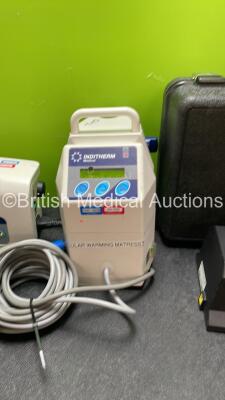 Mixed Lot Including 1 x Inditherm Alpha Plus Pump (Powers Up) 1 x Inditherm MECU1 Patient Warming System (Powers Up) 1 x 6 Bay External Battery Charger (No Power Supply) 1 x Empty Case - 3