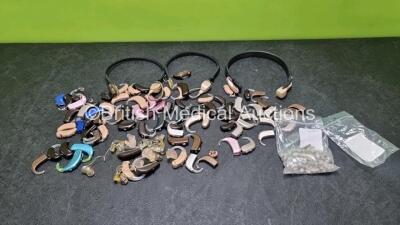 Job Lot of Hearing Aids Including Phonak and and oticon