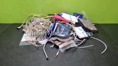 Job Lot of Various Patient Monitoring Cables