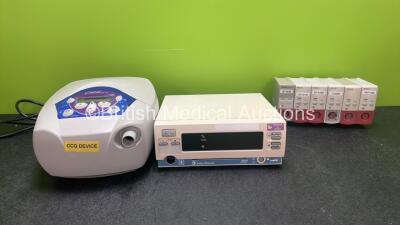 Mixed Lot Including 1 x ResMed VPAP III ST-A Unit (Powers Up) 1 x Datex Ohmeda 3800 Pulse Oximeter (Powers Up) 6 x Philips PRESS Modules (1 Missing Cover-See Photo)