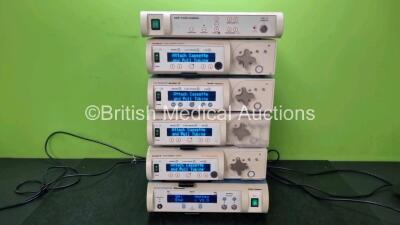 Job Lot of Smith & Nephew Dyonics Units Including 1 x Dyonics Power, 4 x Access 15 and 1 x 450P 3-CCD Camera (All Power Up) *SN 0104CM292 / 0511CE194 / AAD0043 /