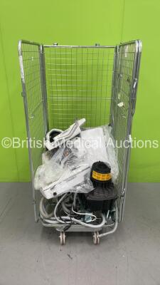 Mixed Cage of Dental Equipment Including Dental Pumps and Timers (Cage Not Included)