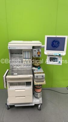 Datex-Ohmeda Aestiva/5 Anaesthesia Machine with Datex-Ohmeda Aestiva 7900 SmartVent Software Version 4.8PSVPro, Datex-Ohmeda Anaesthesia Monitor, Bellows, Absorber and Hoses (Powers Up) *S/N AMRM00126*