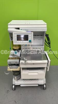 Datex-Ohmeda Aestiva/5 Anaesthesia Machine with Datex-Ohmeda SmartVent Software Version 3.5 with Bellows, Absorber and Hoses (Powers Up - Missing Panel / Cover - See Pictures) *S/N AMRF01252*