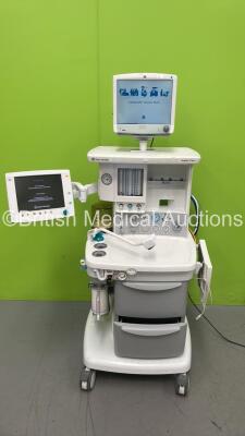 Datex-Ohmeda Aespire View Anaesthesia Machine Software Version 06.30 with GE Carescape B650 Anaesthesia Care 2 Monitor, Bellows, Absorber and Hoses (Powers Up) *S/N APHQ01381*