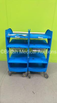 2 x Valleylab Trolleys Ref FT900