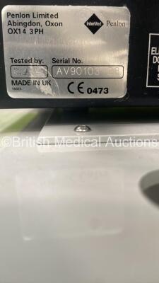 InterMed Penlon Prima SP Induction Anaesthesia Machine with InterMed Penlon AV900 Ventilator, Bellows, Absorber and Hoses (Powers Up) *S/N SP0203 74* - 8