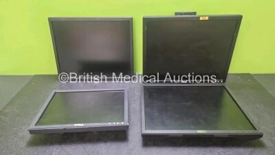 4 x Dell LCD Monitors