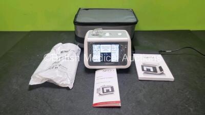 Nippy 4+ Ventilator Firmware Version 4.0_51-4.0.51 *Mfd 2020* Including SpO2 and CO2 Options (Powers Up) In Carry Case *Excellent Condition - 1.2 Ventilation Hours* with 1 x Ref 004465 Breathing Hose