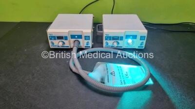 2 x Ohmeda Biliblanket Plus Phototherapy Systems (Both Power Up) Hours 2533 / 1963 *SN HDKM50288 / HDKM50273*