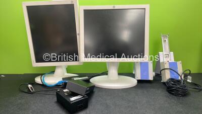 Mixed Lot Including 2 x GE CDA19 Monitors and 2 x Linak Battery Chargers *SN 120690, DTP3510593, DTP351I0597*10