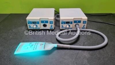 2 x Ohmeda Biliblanket Plus Phototherapy Systems (Both Power Up 1 x Bulb Not Working) Hours 1220 *SN HDKM50316 / HDKL50407*