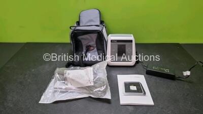 Breas Vivo 2 Ventilator *Mfd 2020* (Powers Up) with Power Supply, User Manual and Patient Circuit in Carry Case *D190413*