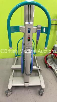 1 x Arjo Opera Electric Patient Hoist with Battery and Controller (Powers Up - Up Function not Working) and 1 x molift Quick Raiser Patient Hoist with Battery and Controller (No Power) *S/N 51751* - 4