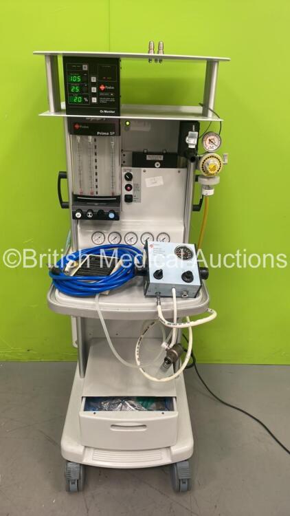 InterMed Penlon Prima SP Induction Anaesthesia Machine with InterMed Penlon Nuffield Anaesthesia Ventilator Series 200 and Hoses (Powers Up) *S/N SP20208 122*