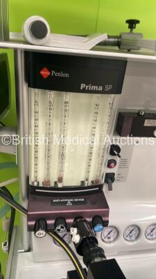 InterMed Penlon Prima SP Induction Anaesthesia Machine with InterMed Penlon AV900 Ventilator, Bellows, Absorber and Hoses (Powers Up) *S/N SP0703 05* - 4