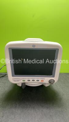 GE Dash 4000 Patient Monitor Including ECG, SpO2, NIBP, BP1, BP2 Temp/CO and CO2 Options with 1 x GE Dash Port 2 Attachment (No Power with Missing Printer Cover) *GH*