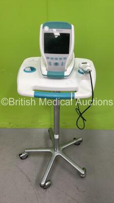 Verathon BVI 9400 Bladder Scanner Part No 0570-0190 with Transducer / Probe on Stand with Battery (Unable to Power Test Due to No Battery) *S/N B4307466*