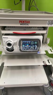 Pentax Stack System with 1 x Pentax LED Monitor, 1 x Pentax LED High-Bright Monitor and Pentax EPK-i7000 Digital Processor (Powers Up) *S/N EA010203* - 5