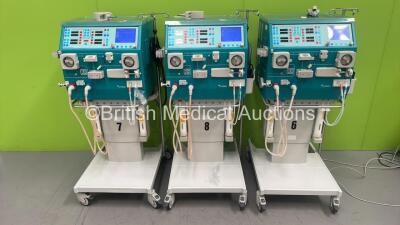 3 x Gambro AK 200 Ultra S Dialysis Machines Software Version 11.2 (All Power Up) *S/N 25589 / 25519 / 25580*