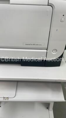 Carefusion Trolley with HP Laserjet Pro 400 Colour Printer (Powers Up) *S/N CNFF739767* - 6