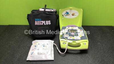 Zoll AED Plus Defibrillator with 1 x Electrode Pads *In Date* in Carry Case (Powers Up)