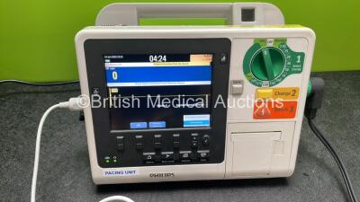 Philips Heartstart XL+ Defibrillator Including ECG and Printer Options with 1 x Paddle Lead, 1 x 3 Lead ECG Lead and 1 x Battery (Powers Up) *SN US31410822* - 2