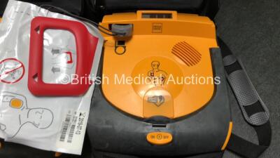 2 x Physio Control Lifepak CR Plus Defibrillators with 1 x Electrode Pads *Both Expired* in 2 x Carry Cases (Both Power Up) - 5