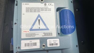 2 x Agilent Heartstream FR2 Defibrillators with 2 x Batteries *Install Dates 11-2024, 02-2025* 3 x Electrodes *Instal Dates 01-2025, 05-2024, 12-2023* (Both Power Up and Pass Self Tests) *SN 0302056707, 02020550059* - 8