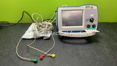 Zoll R Series Plus Defibrillator / Monitor Including Pacer, ECG and Printer Options with 1 x Zoll Sure Power II Battery, 1 x 3 Lead ECG Lead and 1 x Zoll Onestep Adult Electrode Pads *Exp 28-04-2024* (Powers Up)