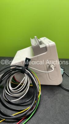 Philips Heartstart XL+ Defibrillator Including ECG and Printer Options with 1 x Paddle Lead, 1 x 3 Lead ECG Lead and 1 x Battery (Powers Up) *SN US81515500* - 3