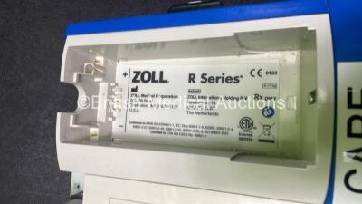 Zoll R Series Plus Defibrillator / Monitor Including Pacer, ECG and Printer Options with 1 x Zoll Sure Power II Battery, 1 x 3 Lead ECG Lead and 1 x Zoll Onestep Adult Electrode Pads *Exp 09-02-2024* (Powers Up) - 4