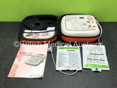 CU Medical Systems Inc iPAD Intelligent Public Access Defibrillator with 2 x Electrode Pads *Both Expired 2022* in Carry Case (Powers Up)