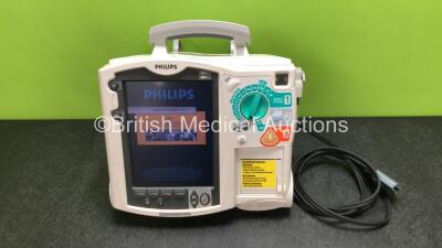 Philips Heartstart MRx Defibrillator Including Pacer, ECG and Printer Options with 1 x Paddle Lead, 1 x Philips M3538A Battery and 1 x Philips M3539A Module (Powers Up) *SN US00330797*