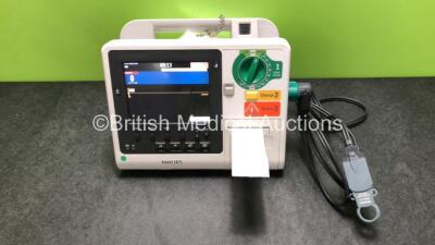 Philips Heartstart XL+ Defibrillator Including ECG and Printer Options with 1 x Paddle Lead and 1 x Battery (Powers Up) *SN US31410955*