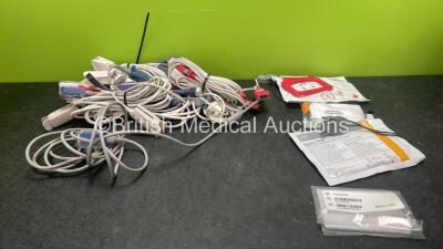 Mixed Lot Including 8 x SpO2 Leads, 2 x Physio Control Quik Pak Pacing / Defibrillator Pads *Both Out of Date*