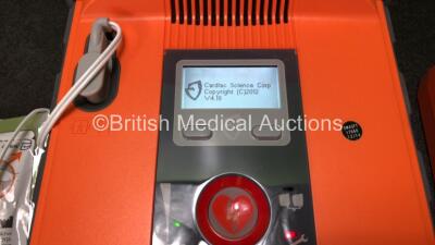 Cardiac Science Powerheart G5 Defibrillator with 2 x Batteries *Install Dates 2018 / 2018* and 1 x Electrode Pack *Expired 2022* (Powers Up, Service Required) - 3